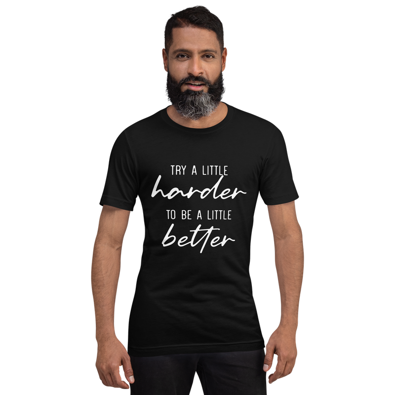 Men's Navy Blue Motivational - Graphic Printed T-Shirt