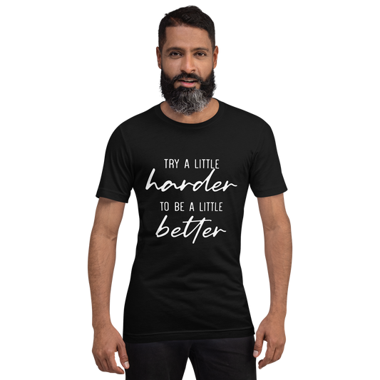 Men's Navy Blue Motivational - Graphic Printed T-Shirt